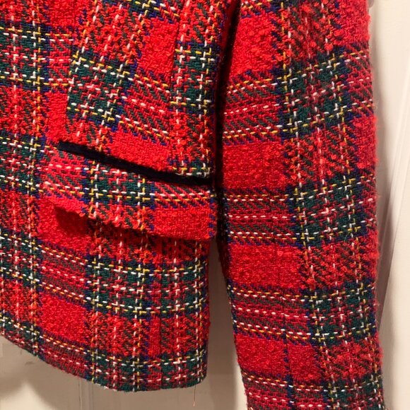 Talbots~ NWT!!~ Holiday Plaid Blazer - Picture 8 of 16